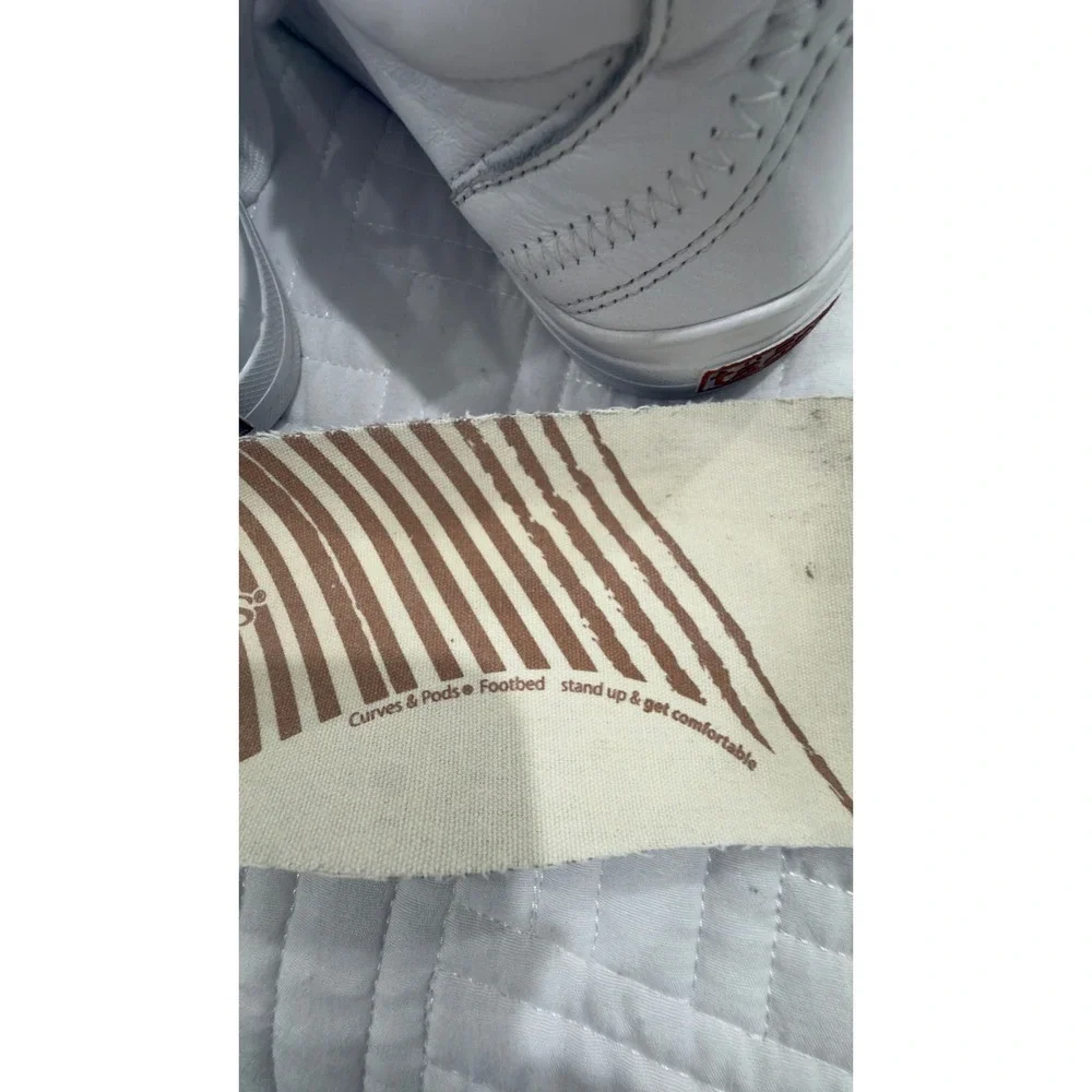 Taos Plim Soul Lux White Leather Lace Up Sneakers Shoes PLX-13994A